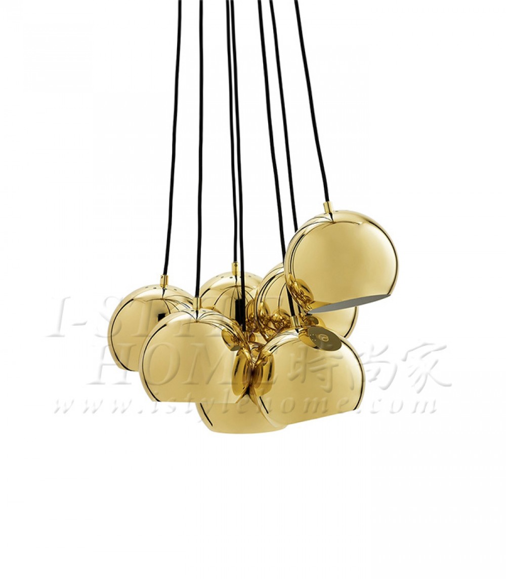 Ball multi brass glossy 18 cm lig100283